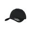 Flexfit Cap Organic Cotton Cap, Black, S/M, 6277OC