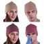 EMPIRELION 9" multifunktionale leichte Running Beanie-Mützen Skull Cap Radsport-Kappen Helmfutter Helm Unterziehmütze Schlaf Kappen für Damen (Braun+Bordeauxrot)