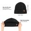 Wmcaps Beanie Mütze, Herren Winter Warme Unisex Wintermütze Strickmütze Dehnbare Weiche Wollmütze mit Bündchen und Dickem Warmem Futter Geschenk für Freundin männer Frauen (Dunkelgrau)