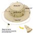Favuit Sonnenhut, Boonie Hut Herren Damen Buschhut Breite Krempe Outdoor Hat UV Schutz Sonnenschutz Faltbar Wanderhut Fischerhut Gartenhut Anglerhut Buschhüte