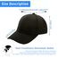 Interstellar Fire Baseball Cap Herren Damen，Unisex Kappe Verstellbar Reine Farbe Baseboard Baseballkappe Mütze，grau