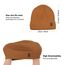 Wmcaps Beanie Mütze, Herren Winter Warme Unisex Wintermütze Strickmütze Dehnbare Weiche Wollmütze mit Bündchen und Dickem Warmem Futter Geschenk für Freundin männer Frauen (Gelb)