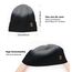 Wmcaps Beanie Mütze, Herren Winter Warme Unisex Wintermütze Strickmütze Dehnbare Weiche Wollmütze mit Bündchen und Dickem Warmem Futter Geschenke für Freundin männer Frauen, Tie-Dye Schwarz Grau