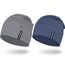 EMPIRELION 9" multifunktionale leichte Running Beanie-Mützen Skull Cap Radsport-Kappen Helmfutter Helm Unterziehmütze Schlaf Kappen für Damen Herren （Mitte grau Mel.+Stahlblau Mel.）