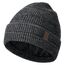 Wmcaps Beanie Mütze, Herren Winter Warme Unisex Wintermütze Strickmütze Dehnbare Weiche Wollmütze mit Bündchen und Dickem Warmem Futter Geschenke für Freundin männer Frauen, Dunkelgrau/Grau
