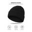 MOBIUSPHY Wintermütze Herren Damen Strickmütze Beanie Mütze Schwarz Wollmütze Winter Erwachsener klassisches Design Herrenmütze Modern Weich Elastisch Haube aus atmungsaktivem (Schwarz)