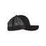 Flexfit Unisex Retro Trucker Cap, Klassische Trucker Cap mit Mesh-Rückseite, one Size, Black