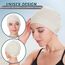 EINSKEY Fahrradmütze Unter Helm, Leichte Dünne Baumwollmütze für Herren und Damen, Perfekt als Schlafmütze, Laufmütze, Skull Cap oder Chemo Kopfbedeckung - 2er Pack
