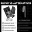 Shyne Silky Durag – Schwarz | Perfekt für Waves, Zöpfe und Locken | Premium Silk Du Rags für Männer und Frauen | Langer Schwanz | Ultraweicher und knitterfreier Satin | Black-Owned Business