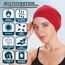 EINSKEY Fahrradmütze Unter Helm, Leichte Dünne Baumwollmütze für Herren und Damen, Perfekt als Schlafmütze, Laufmütze, Skull Cap oder Chemo Kopfbedeckung - 2er Pack