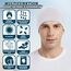 EINSKEY Fahrradmütze Unter Helm, Leichte Dünne Baumwollmütze für Herren und Damen, Perfekt als Schlafmütze, Laufmütze, Skull Cap oder Chemo Kopfbedeckung - 2er Pack