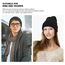 MOBIUSPHY Wintermütze Herren Damen Strickmütze Beanie Mütze Schwarz Wollmütze Winter Erwachsener klassisches Design Herrenmütze Modern Weich Elastisch Haube aus atmungsaktivem (Schwarz)