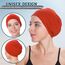 EINSKEY Fahrradmütze Unter Helm, Leichte Dünne Baumwollmütze für Herren und Damen, Perfekt als Schlafmütze, Laufmütze, Skull Cap oder Chemo Kopfbedeckung - 2er Pack