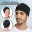 EINSKEY Fahrradmütze Unter Helm, Leichte Dünne Baumwollmütze für Herren und Damen, Perfekt als Schlafmütze, Laufmütze, Skull Cap oder Chemo Kopfbedeckung - 2er Pack