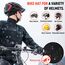 SPGOOD Fahrrad Mütze Radmütze Helm Unterziehmütze Herren/Damen Fahrrad Kappe Sportmütze Laufmütze Bike Warm Cap Winter Winddichte Wintermütze Atmungsaktiv Helmmütze(Schwarz)