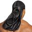 Shyne Silky Durag – Schwarz | Perfekt für Waves, Zöpfe und Locken | Premium Silk Du Rags für Männer und Frauen | Langer Schwanz | Ultraweicher und knitterfreier Satin | Black-Owned Business