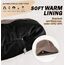 Wmcaps Mütze Herren Winter, Thermo Strickmützen für Herren, Warme Fleece Laufmütze Beanie Damen Herrenmütze Winter, Winddichte Wintermütze Männer Unisex-Mütze(Khaki)