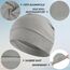 EINSKEY Fahrradmütze Unter Helm, Leichte Dünne Baumwollmütze für Herren und Damen, Perfekt als Schlafmütze, Laufmütze, Skull Cap oder Chemo Kopfbedeckung - 2er Pack