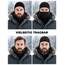 ROCKBROS Sturmhaube Balaclava Skimaske Winddicht Warm für Fahrrad Ski Motorrad Winter Unisex Einheitsgröße, Weiß