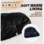 Wmcaps Mütze Herren Winter, Thermo Strickmützen für Herren, Warme Fleece Laufmütze Beanie Damen Herrenmütze Winter, Winddichte Wintermütze Männer Gefütterte und Gepolsterte (Marineblau+Dunkelgrau)