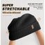 Wmcaps Mütze Herren Winter, Thermo Strickmützen für Herren, Warme Fleece Laufmütze Beanie Damen Herrenmütze Winter, Winddichte Wintermütze Männer Gefütterte und Gepolsterte(Burgunderrot + Schwarz)