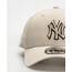 New Era New York Yankees 9forty Adjustable Cap League Essential Stone - One-Size, Beige (med beige)