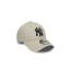 New Era New York Yankees 9forty Adjustable Cap League Essential Stone - One-Size, Beige (med beige)
