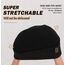 Wmcaps Mütze Herren Winter, Thermo Strickmützen für Herren, Warme Fleece Laufmütze Beanie Damen Herrenmütze Winter, Winddichte Wintermütze Männer Gefütterte und Gepolsterte (Schwarz+Dunkelgrau)
