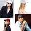 Baseball Cap Herren Damen，Unisex Kappe Verstellbar Reine Farbe Baseboard Baseballkappe Mütze，weiß