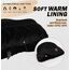 Wmcaps Mütze Herren Winter, Thermo Strickmützen für Herren, Warme Fleece Laufmütze Beanie Damen Herrenmütze Winter, Winddichte Wintermütze Männer Gefütterte und Gepolsterte (Schwarz+Dunkelgrau)