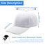 Baseball Cap Herren Damen，Unisex Kappe Verstellbar Reine Farbe Baseboard Baseballkappe Mütze，weiß