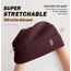 Wmcaps Mütze Herren Winter, Thermo Strickmützen für Herren, Warme Fleece Laufmütze Beanie Damen Herrenmütze Winter, Winddichte Wintermütze Männer Unisex-Mütze(Weinrot)