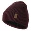 Wmcaps Mütze Herren Winter, Thermo Strickmützen für Herren, Warme Fleece Laufmütze Beanie Damen Herrenmütze Winter, Winddichte Wintermütze Männer Unisex-Mütze(Weinrot)
