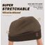 Wmcaps Mütze Herren Winter, Thermo Strickmützen für Herren, Warme Fleece Laufmütze Beanie Damen Herrenmütze Winter, Winddichte Wintermütze Männer Gefütterte und Gepolsterte (Khaki+Kaffee)
