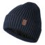 Wmcaps Mütze Herren Winter, Thermo Strickmützen für Herren, Warme Fleece Laufmütze Beanie Damen Herrenmütze Winter, Winddichte Wintermütze Männer Gefütterte Gepolsterte(Gemischt Marineblau+Dunkelgrau)