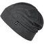 Enter the Complex® Leichte Beanie Mütze, Herren und Damen, Übergangsmütze, Sommer Beanie, Dünne Kopfbedeckung, Baumwolle (Jersey), L/XL, Dunkel Grau Meliert