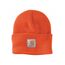 Carhartt Herren Knit Cuffed Beanie Beanie Hat, Brite Orange, Einheitsgröße