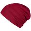 Enter the Complex® Leichte Beanie Mütze, Herren und Damen, Übergangsmütze, Sommer Beanie, Dünne Kopfbedeckung, Baumwolle (Jersey), S/M, Weinrot