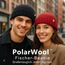 TOP-EX XL/XXL 100% Merino Wolle Fischer Beanie Herren KurzTrawler Beanie Mütze Damen Wintermuetze Strickmuetze Schwarz XL/XXL
