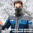 WTACTFUL 2 Stück Schlauchschal Herren Halbe Sturmhaube Motorrad Halstuch Herren Halswärmer Ski Mask Skimaske Halsschlauc Neck Gaiter Motorrad für Winter Laufen Skifahren Snowboarden Alle Schwarz