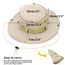 Favuit Sonnenhut, Boonie Hut Herren Damen Buschhut Breite Krempe Outdoor Hat UV Schutz Sonnenschutz Faltbar Wanderhut Fischerhut Gartenhut Anglerhut Buschhüte