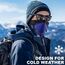WTACTFUL 2 Stück Schlauchschal Herren Halbe Sturmhaube Motorrad Halstuch Herren Halswärmer Ski Mask Skimaske Halsschlauc Neck Gaiter Motorrad für Winter Laufen Skifahren Snowboarden Schwarz Blau
