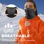 WTACTFUL 2 Stück Schlauchschal Herren Halbe Sturmhaube Motorrad Halstuch Herren Halswärmer Ski Mask Skimaske Halsschlauc Neck Gaiter Motorrad für Winter Laufen Skifahren Snowboarden Alle Schwarz