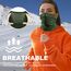 WTACTFUL 2 Stück Schlauchschal Herren Halbe Sturmhaube Motorrad Halstuch Herren Halswärmer Ski Mask Skimaske Halsschlauc Neck Gaiter Motorrad für Winter Laufen Skifahren Snowboarden Alle Schwarz Grün