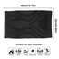 WTACTFUL 2 Stück Schlauchschal Herren Halbe Sturmhaube Motorrad Halstuch Herren Halswärmer Ski Mask Skimaske Halsschlauc Neck Gaiter Motorrad für Winter Laufen Skifahren Snowboarden Alle Schwarz