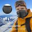 WTACTFUL Schlauchschal Herren Halbe Sturmhaube Motorrad Halstuch Herren Halswärmer Ski Mask Skimaske Halsschlauc Neck Gaiter Motorrad Gesichtsmaske für Winter Laufen Skifahren Snowboarden Alle Schwarz