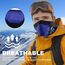 WTACTFUL Schlauchschal Herren Halbe Sturmhaube Motorrad Halstuch Herren Halswärmer Ski Mask Skimaske Halsschlauc Neck Gaiter Motorrad Gesichtsmaske für Winter Laufen Skifahren Snowboarden Blau