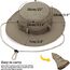 Favuit Sonnenhut, Boonie Hut Herren Damen Buschhut Breite Krempe Outdoor Hat UV Schutz Sonnenschutz Faltbar Wanderhut Fischerhut Gartenhut Anglerhut Buschhüte
