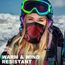 WTACTFUL 2 Stück Schlauchschal Herren Halbe Sturmhaube Motorrad Halstuch Herren Halswärmer Ski Mask Skimaske Halsschlauc Neck Gaiter Motorrad für Winter Laufen Skifahren Snowboarden Schwarz Rot