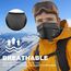 WTACTFUL 2 Stück Schlauchschal Herren Halbe Sturmhaube Motorrad Halstuch Herren Halswärmer Ski Mask Skimaske Halsschlauc Neck Gaiter Motorrad für Winter Laufen Skifahren Snowboarden Schwarz